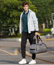 Load image into Gallery viewer, Men's Waterproof Anti-Theft Duffle Travel Bag
