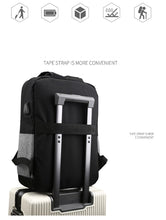 Load image into Gallery viewer, Men's Anti-Theft Waterproof Asymmetric Backpack for 15.6" Laptops