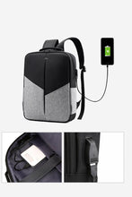 Load image into Gallery viewer, Men's Anti-Theft Waterproof Asymmetric Backpack for 15.6" Laptops