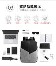 Load image into Gallery viewer, Men's Anti-Theft Waterproof Asymmetric Backpack for 15.6" Laptops