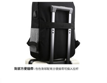 Load image into Gallery viewer, Men's Anti-Theft Waterproof Asymmetric Backpack for 15.6" Laptops