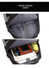 Load image into Gallery viewer, Men's Anti-Theft Waterproof Asymmetric Backpack for 15.6" Laptops