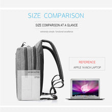 Load image into Gallery viewer, Men's Waterproof Backpack for 14'' Laptops