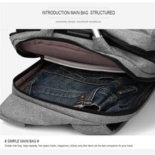 Load image into Gallery viewer, Men's Waterproof Backpack for 14'' Laptops