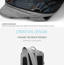 Load image into Gallery viewer, Men's Waterproof Backpack for 14'' Laptops