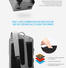 Load image into Gallery viewer, Men's Waterproof Backpack for 14'' Laptops