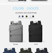 Load image into Gallery viewer, Men's Waterproof Backpack for 14'' Laptops