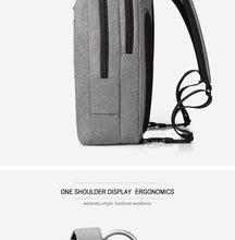 Load image into Gallery viewer, Men's Waterproof Backpack for 14'' Laptops