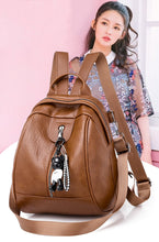 Load image into Gallery viewer, Women's Leather Shoulder Bag & Backack