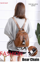 Load image into Gallery viewer, Women's Leather Shoulder Bag & Backack