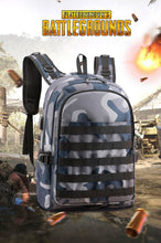 Load image into Gallery viewer, Men's PUBG Camouflage Navy Backpack