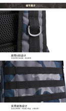 Load image into Gallery viewer, Men's PUBG Camouflage Navy Backpack