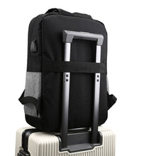 Load image into Gallery viewer, Men's Anti-Theft Waterproof Asymmetric Backpack for 15.6" Laptops