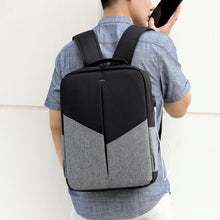 Load image into Gallery viewer, Men's Anti-Theft Waterproof Asymmetric Backpack for 15.6" Laptops