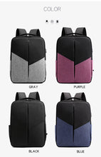 Load image into Gallery viewer, Men's Anti-Theft Waterproof Asymmetric Backpack for 15.6" Laptops