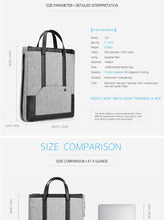 Load image into Gallery viewer, Men's Water Resistant 14" Laptop Office Briefcase & Handbag