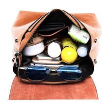 Load image into Gallery viewer, Women's Cowhide Genuine Leather Backpack