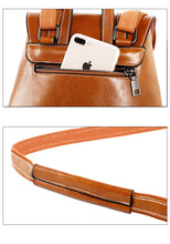 Load image into Gallery viewer, Women's Cowhide Genuine Leather Backpack