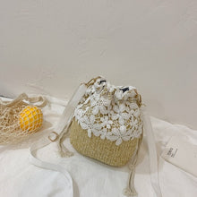Load image into Gallery viewer, Women's Straw Knitted Shoulder & Handbag