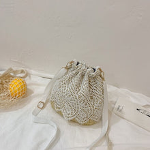 Load image into Gallery viewer, Women's Straw Knitted Shoulder & Handbag