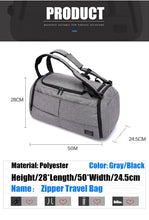 Load image into Gallery viewer, Men&#39;s Waterproof Anti-Theft Duffle Travel Bag
