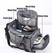 Load image into Gallery viewer, Men&#39;s Waterproof Anti-Theft Duffle Travel Bag
