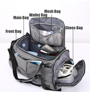 Men's Waterproof Anti-Theft Duffle Travel Bag