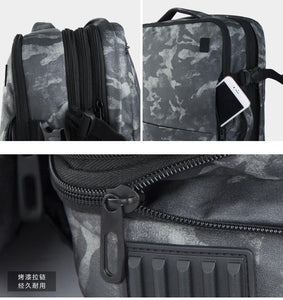 Men's Waterproof Anti-Theft Camouflage Travel Bag for 17.6" Laptops