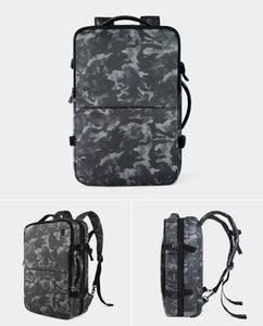 Men's Waterproof Anti-Theft Camouflage Travel Bag for 17.6" Laptops