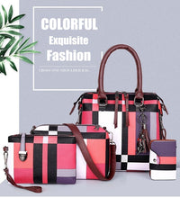 Load image into Gallery viewer, Women&#39;s Various 4 piece Leather Bags
