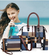 Load image into Gallery viewer, Women&#39;s Various 4 piece Leather Bags
