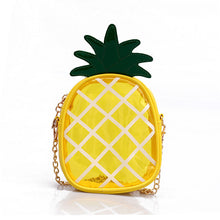 Load image into Gallery viewer, Women&#39;s Pineapple Messenger Clear Bag
