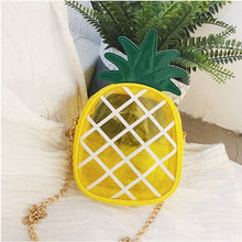 Load image into Gallery viewer, Women&#39;s Pineapple Messenger Clear Bag
