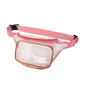 Women's Transparent Waterproof Waist Bag with 6 Colors