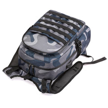 Load image into Gallery viewer, Men&#39;s PUBG Camouflage Navy Backpack
