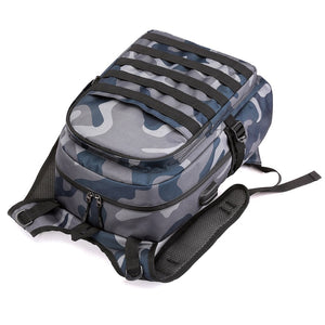 Men's PUBG Camouflage Navy Backpack