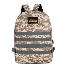 Load image into Gallery viewer, Men&#39;s PUBG Camouflage Navy Backpack
