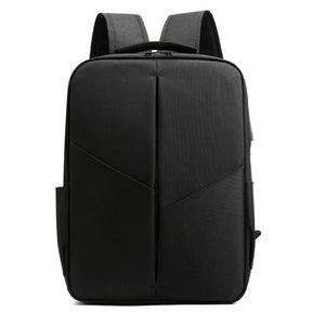 Men's Anti-Theft Waterproof Asymmetric Backpack for 15.6" Laptops