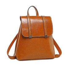 Load image into Gallery viewer, Women&#39;s Cowhide Genuine Leather Backpack
