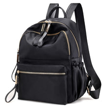 Load image into Gallery viewer, Women&#39;s Nylon Black  Backpack
