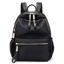 Load image into Gallery viewer, Women&#39;s Nylon Black  Backpack
