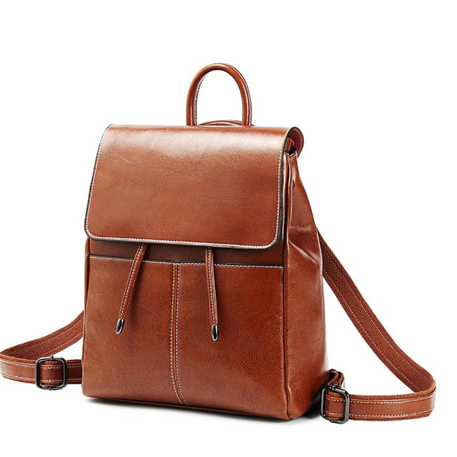 Women's High Quality Genuine Leather Backpack