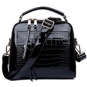 Women's Luxury Crocodile Leather Handbag