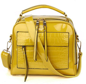 Women's Luxury Crocodile Leather Handbag