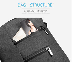 Men's Waterproof Zipper Messenger Shoulder Bag for iPad 9.7"