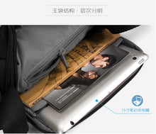 Load image into Gallery viewer, Men&#39;s Waterproof Zipper Messenger Shoulder Bag for iPad 9.7&quot;
