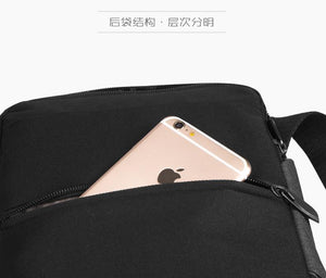 Men's Waterproof Zipper Messenger Shoulder Bag for iPad 9.7"